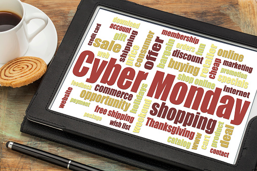 Cyber Monday word cloud