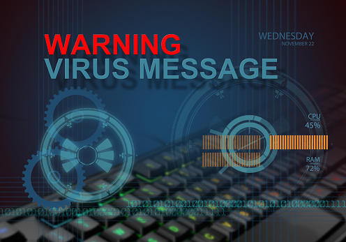 warning virus message